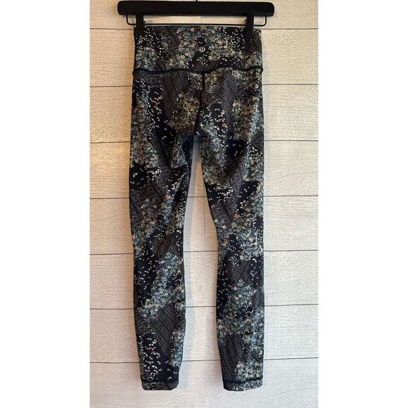 Lululemon Wunder Under Hi-Rise 7/8 Tight 25" Assemblage Alpine White Multi 4 - Picture 9 of 12